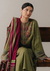 3-PC Unstitched Digital printed Linen Amber Days By Zara Shahjahan | 9A