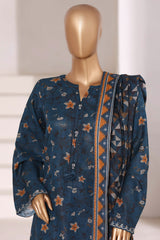 3-PC Stitched Embroidered Khaddar By Sadabahar | EMB-6845