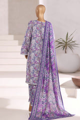 3-PC Stitched Embroidered Khaddar By Sadabahar | EMB-6847