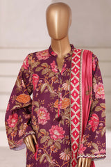 3-PC Stitched Embroidered Khaddar By Sadabahar | EMB-6849