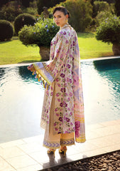 Elaf Print Chikankari Unstitched 3Pc Suit ECT-06A RIVERDALE