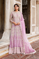 3-PC Unstitched Printed Charmeuse Printed Formals By Iznik | UE-555