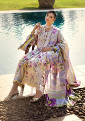 Elaf Print Chikankari Unstitched 3Pc Suit ECT-06A RIVERDALE