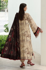 Digital Printed Viscose Silk Back Sleeve & Trouser by Baroque