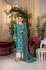 Unstitched 3-PC Embroidered Lawn Vital Collection By Sobia Nazir - VT25-6A