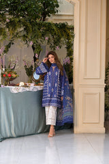 Unstitched 3-PC Embroidered Lawn Vital Collection By Sobia Nazir - VT25-6B