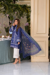 Unstitched 3-PC Embroidered Lawn Vital Collection By Sobia Nazir - VT25-6B