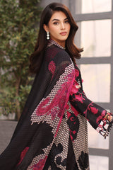 3-PC Charizma Combination Lawn Shirt with Printed Chiffon Dupatta CCS4-06