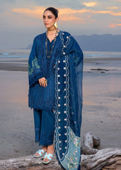 2B | Ulysses - Midnight | 3PC Unstitched Lawn Crimson By Saira Shakira