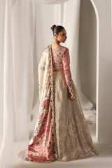 3-PC Unstitched Premium Raw Silk Embroidered Serein By Emaan Adeel | SOFT GLIMMER