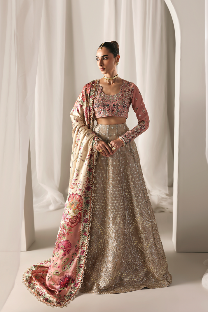 3-PC Unstitched Premium Raw Silk Embroidered Serein By Emaan Adeel | SOFT GLIMMER