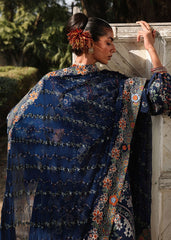 3-PC Unstitched Luxury Lawn Kalabagh By Hussain Rehar | Amalfi