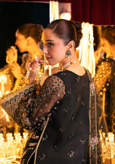 Formal Handwork Unstitched - 3 Piece Organza - Poly Net MASQUERADE By ELAF SERENADE