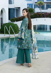 3-PC Unstitched Digital Printed Lawn Santorini By Elaf Premium | EPN-9A
