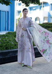 3-PC Unstitched Digital Printed Lawn Santorini By Elaf Premium | EPN-4B