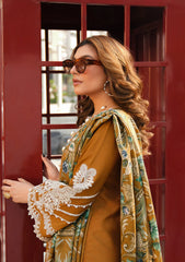 EPW-3A Sunkissed Meadows | 3Pc Unstitched Suit Winter Pashmina Shawl By Elaf Premium