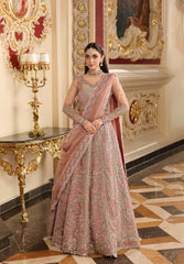 3-PC Unstitched Embroidered Organza Stardum Foirmals By Elaf Premium | ESH-02 GLAMOROUS