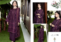 WP 76 Unstitched Resham Luxury Karandi - 3PC - Anmol By Wania