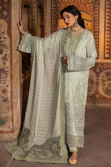 NJ-94 LAMOUR - 3PC - Unstitched Embroidered Lawn Maya by Nureh