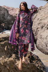 USE- 9175 | 3Pc Unstitched Suit Digital Printed Lawn Summer Basic By Jazmin