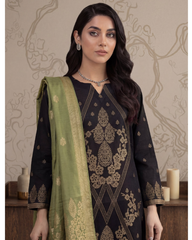 3-PC Unstitched Lawn Broshia Banarsi Mashaim By Tawakkal Fabrics | D-2802