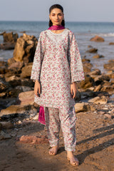 USE-9150 | 3Pc Unstitched Suit Embroidered lawn Summer 25 Drop II By Jazmin