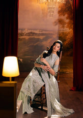 Formal Handwork Unstitched - 3 Piece Organza - Poly Net ELYSIA By ELAF SERENADE