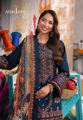 AJAR-36 - 3Piece - Aira Summer Print Collection By Asim Jofa