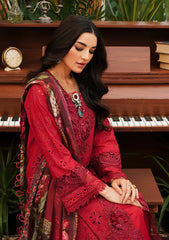 KLE-04 Valentino | 3PC Unstitched Suit Luxury Lawn By Kahf Premium