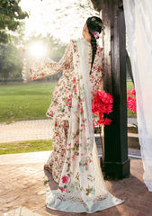 3-PC Unstitched Digital Printed Lawn By Elaf Premium | EPS-2B