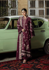 3-PC Unstitched Embroidered Karandi By Kahf Premium | KKH-09 CELESTIAL