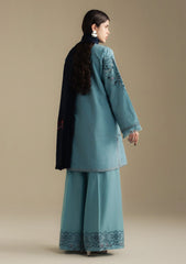 3-PC Unstitched Embroidered Plain Khaddar Coco By Zara Shahjahan | LAUREL-9B