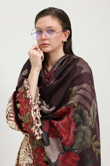 Digital Printed Viscose Silk Back Sleeve & Trouser by Baroque