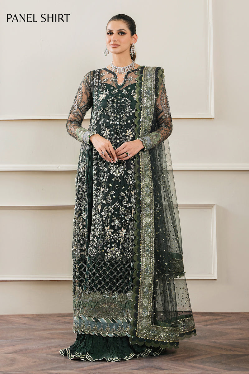 3-PC Unstitched Embroidered Chiffon Chantelle By Baroque | CH12-05