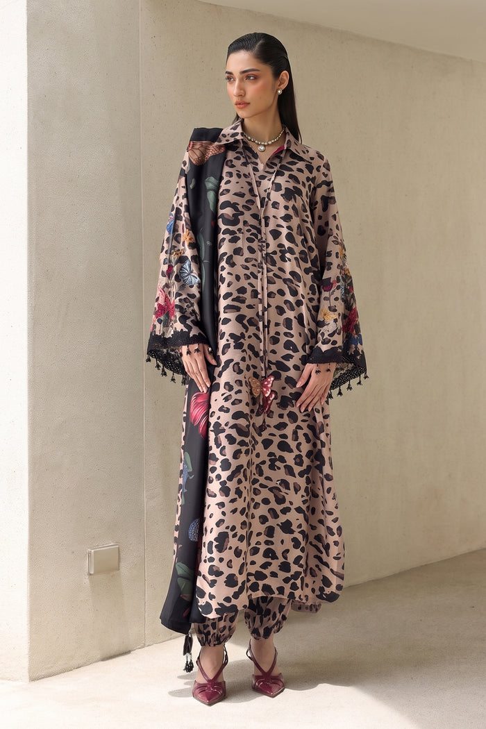 Digital Printed Viscose Silk Shirt & Trouser  by Baroque