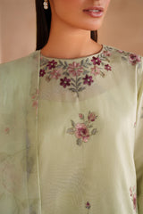 3-PC Unstitched Embroidered Exclusive Lawn By Iznik | UE-606