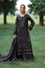 IPK-07 | Unstitched Suit Embroidered Slub Khaddar Premium Winter By iznik Fashion