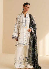 3-PC Unstitched Printed Lawn Coco By Zara Shahjahan | LUNA-10A