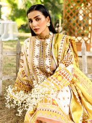 761 A | 3 Pc Unstitched Suit Winter Kotail Digital Printed Maya Jahan By Binilyas