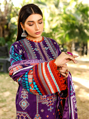 761 B | 3 Pc Unstitched Suit Winter Kotail Digital Printed Maya Jahan By Binilyas