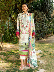 762 A | 3 Pc Unstitched Suit Winter Kotail Digital Printed Maya Jahan By Binilyas