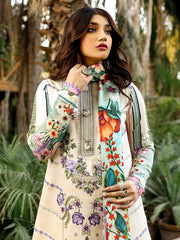 762 B | 3 Pc Unstitched Suit Winter Kotail Digital Printed Maya Jahan By Binilyas