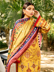 763 A | 3 Pc Unstitched Suit Winter Kotail Digital Printed Maya Jahan By Binilyas