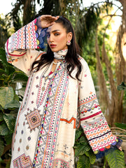 764 | 3 Pc Unstitched Suit Winter Kotail Digital Printed Maya Jahan By Binilyas