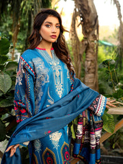 765 | 3 Pc Unstitched Suit Winter Kotail Digital Printed Maya Jahan By Binilyas