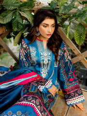 765 | 3 Pc Unstitched Suit Winter Kotail Digital Printed Maya Jahan By Binilyas