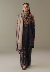 3-PC Unstitched Digital printed Linen Amber Days By Zara Shahjahan | 10B