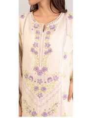3-PC unstitched Printed Lawn By Zellbury | 0345