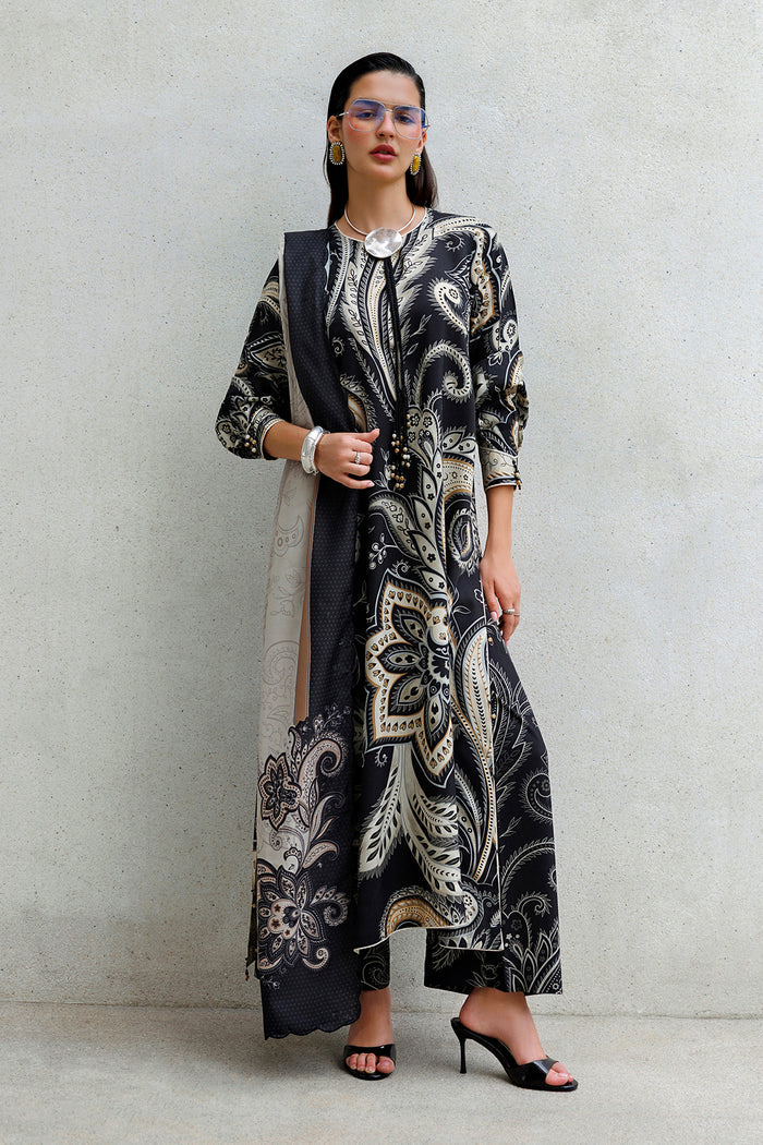 Digital Printed Viscose Silk Shirt & Trouser  by Baroque