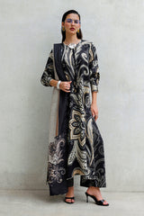 Digital Printed Viscose Silk Shirt & Trouser  by Baroque